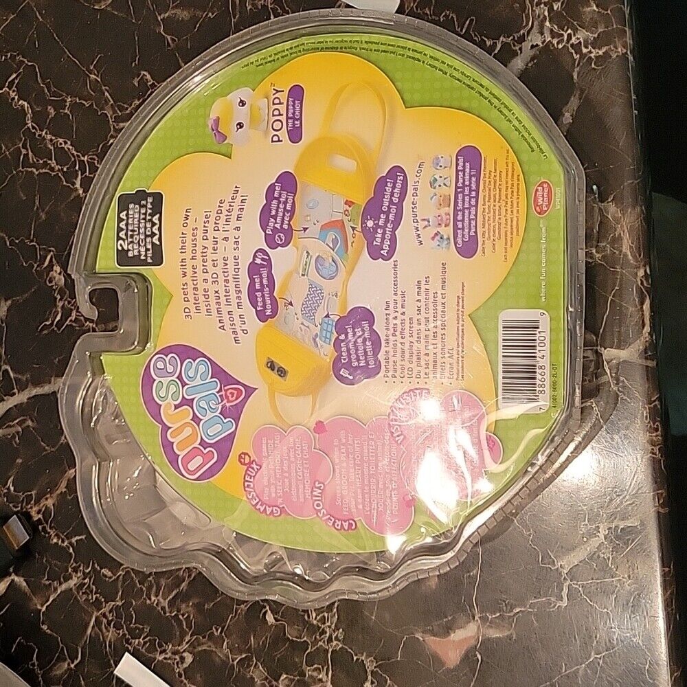2006 Wild Planet Interactive Electronic Purse Pals Poppy The Puppy Sealed Toys