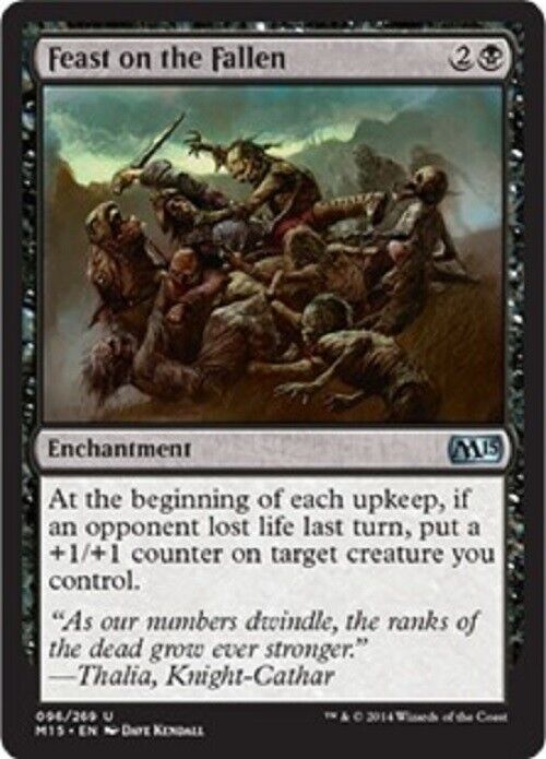 MTG MTG 1x Feast on the Fallen M15 Magic 2015 Core Set Cards Magic The – Omniphustoys