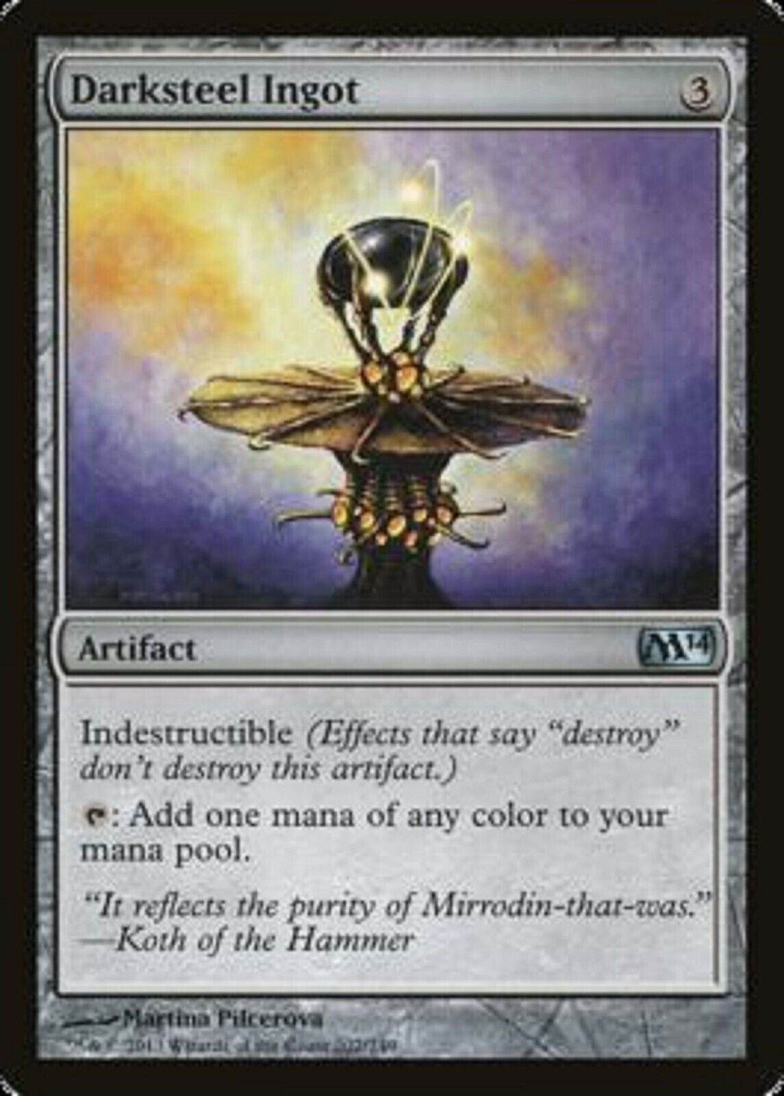 MTG MTG 1x Darksteel Ingot Magic 2014 Core Set card Magic the gathering