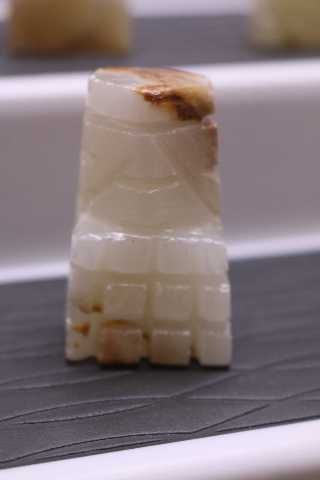 Vintage Chess Pieces Mexican Aztec Onyx Stone Replacement Part Set #8