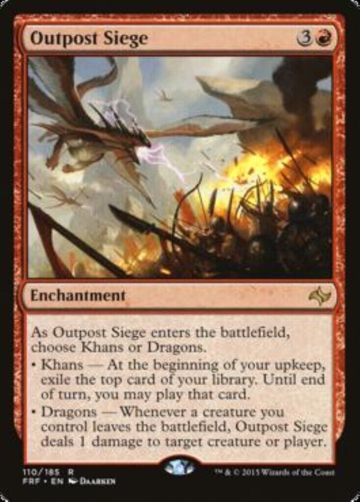 MTG 1x Outpost Siege Fate Reforged MTG Magic the Gathering