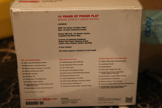 Poker Flat Recordings All In! Cd Sealed 3 Cd Set Sticker Bonus Brand New Sealed