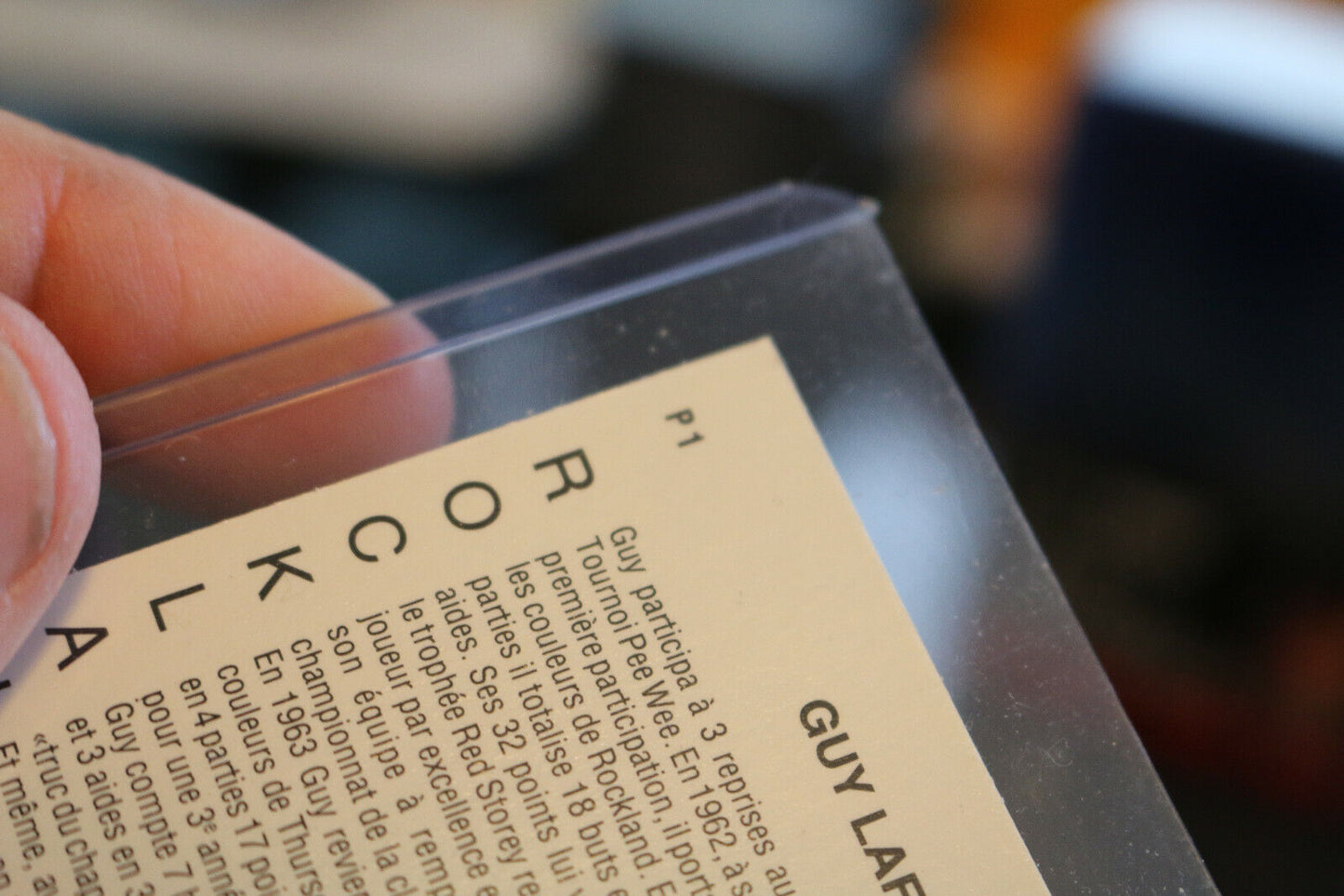 Guy Lafleur 1992 Pee Wee Tournament Promotion Card (V6507) Pre-Owned