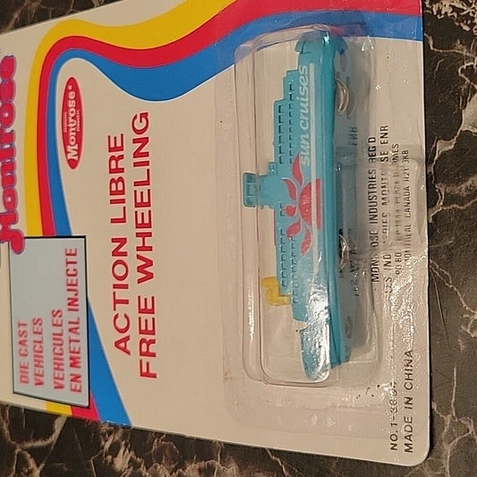 Montrose Action Libre Free Wheeling Sun Cruises Blue Die-Cast Vehicles On Card