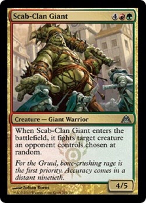 MTG MTG 1x Scab-Clan Giant Dragon's Maze card Magic The Gathering NM