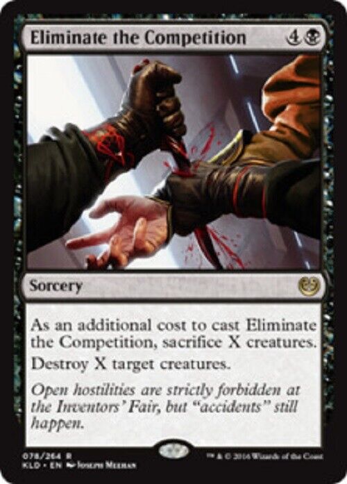 magic the gathering kaladesh rare cards MTG MTG 1x Eliminate the Competition Sorcery rare Kaladesh Card Magic – Omniphustoys