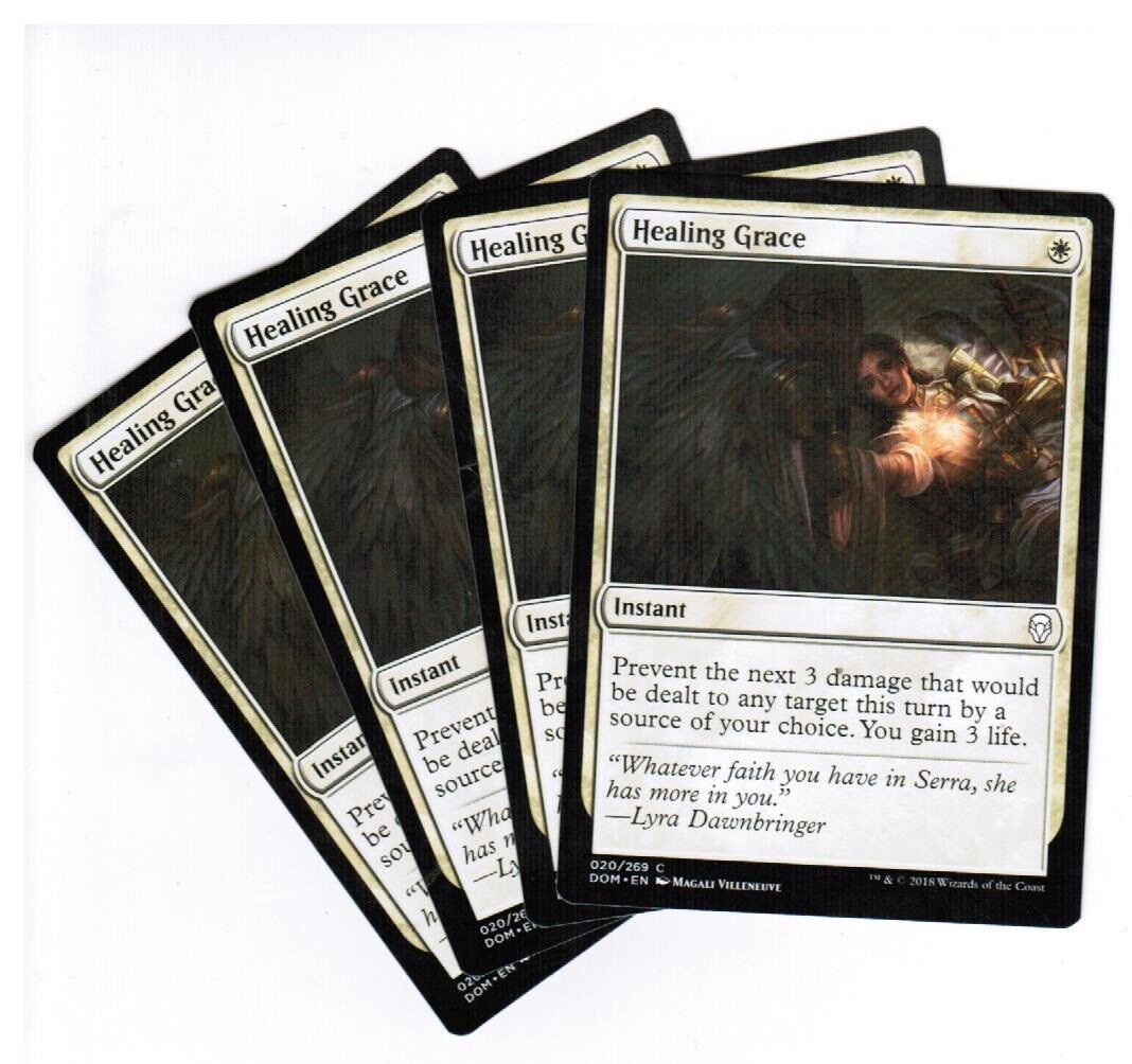 MTG MTG Healing Grace X4 4x Magic the GAthering cards NM