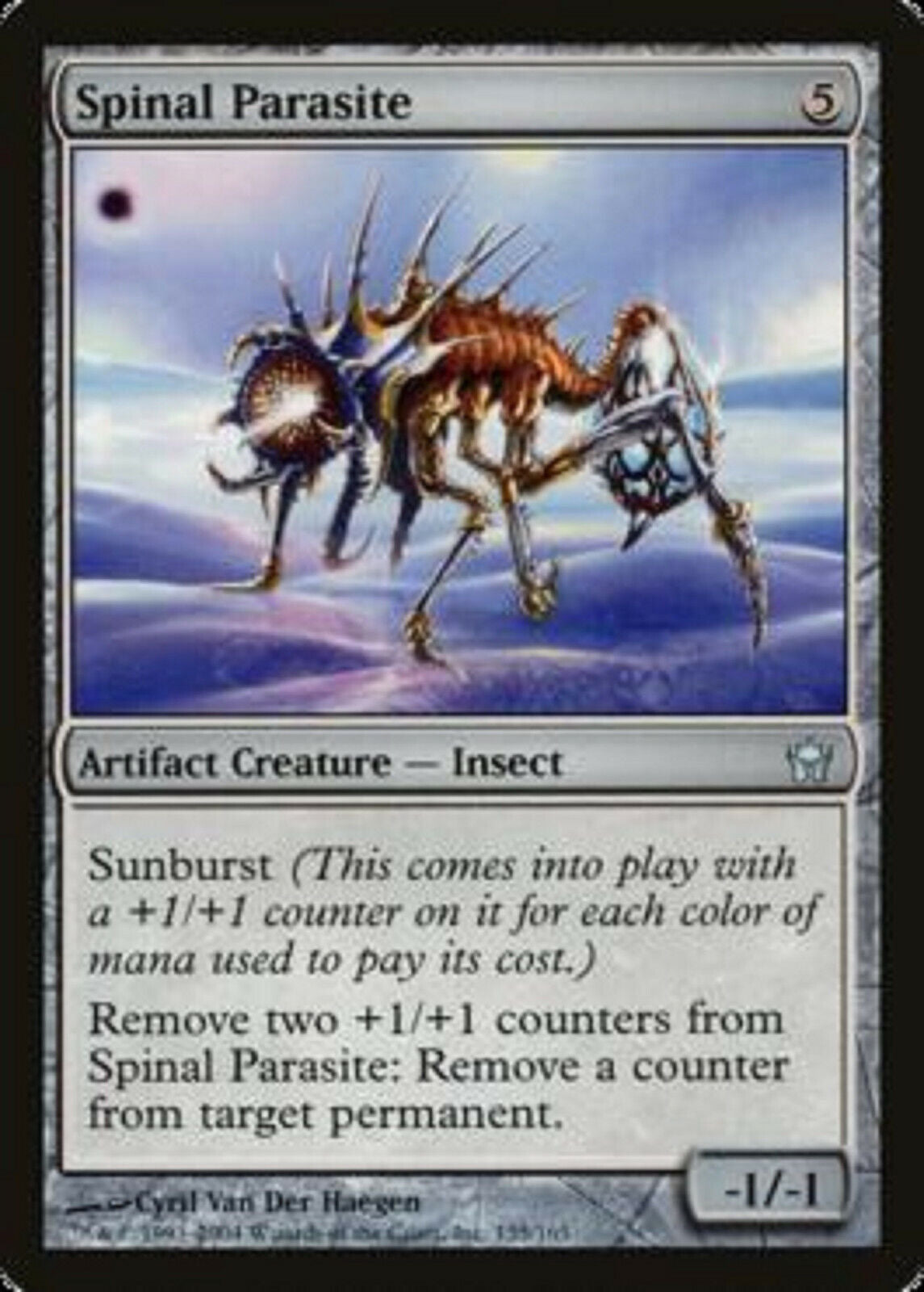 MTG MTG 1x Spinal Parasite Fifth Dawn Magic the Gathering card