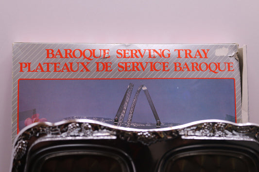 Vintage Baroque Serving Tray Liberty Home Products Corp Montréal Canada In Box