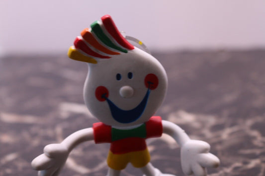 Vintage Cookie Chips Ahoy 4.5" Bendy Toy Bendable Man Figure Pépites Au Chocolat