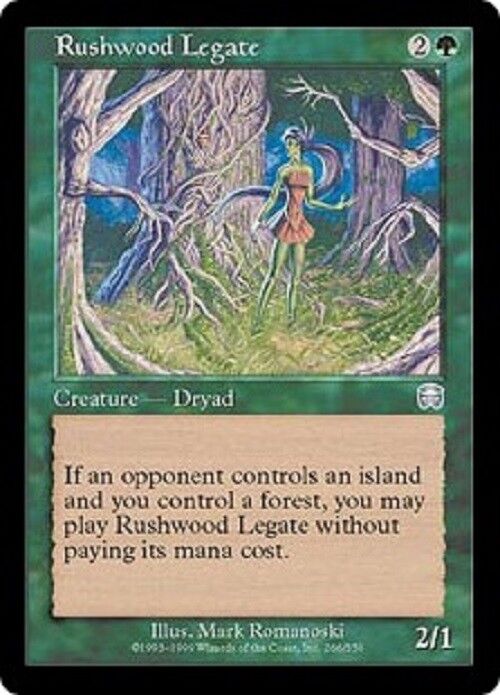 MTG MTG 2x Rushwood Legate Mercadian Masques Magic The Gathering cards