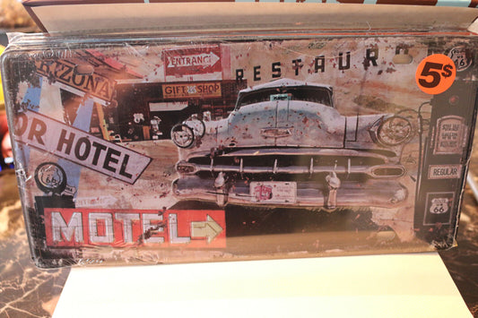 Motel Arizona Route 66 Restaurant Vehicle License Plate Car Front Tag