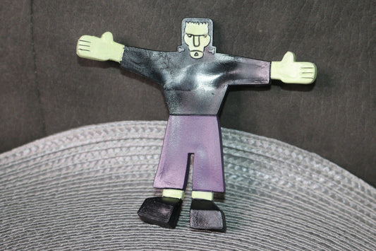 1988 Lot 3 Frightful Bendables Dakin Monsters Frankenstein Mummy Dracula Toys