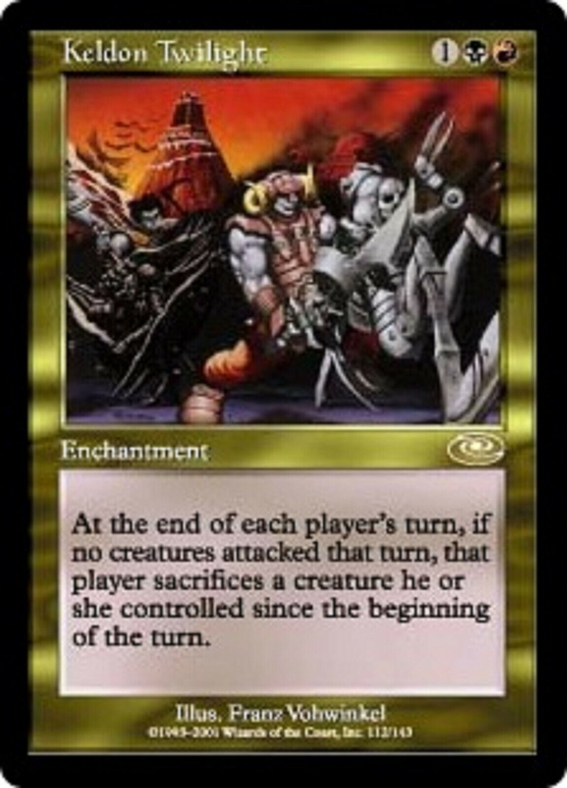 MTG 1x Keldon Twilight Planeshift card MTG Magic the Gathering – Omniphustoys