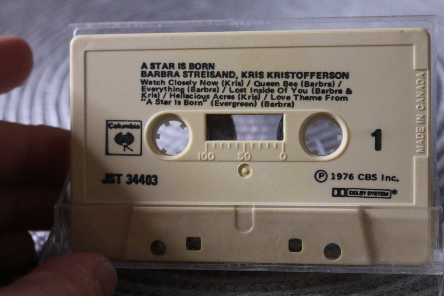 A Star Is Born Vhs Video Cassette Tape Barbra Streisand Kris Kristofferson