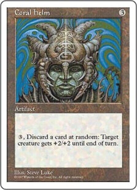 MTG 1x Coral Helm Fifth Edition MTG Magic the Gathering