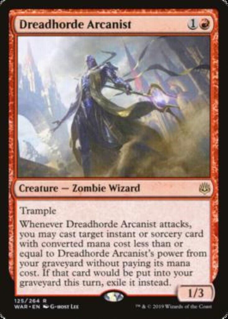 MTG 1x Dreadhorde Arcanist War of the Spark MTG Magic the Gathering