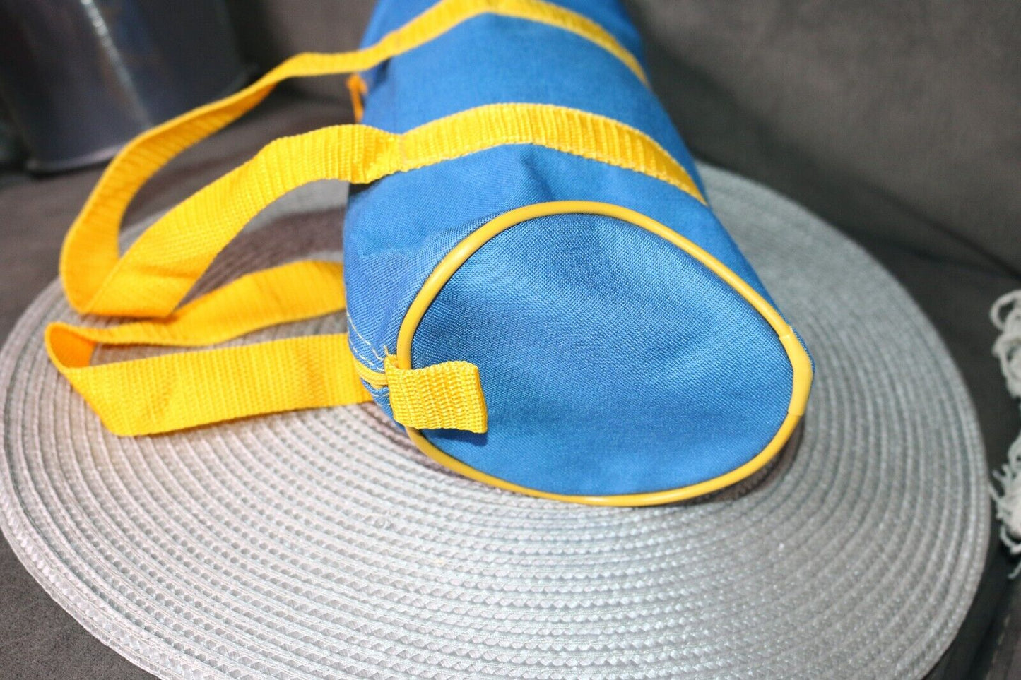 Vintage Ultramar Gas Duffle Bag Vtg Pencils Pens Holder Qc Canada Publicity Rare