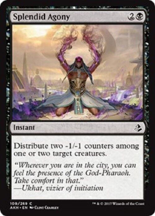 MTG 1x Splendid Agony FOIL Amonkhet NM Magic the Gathering card –  Omniphustoys