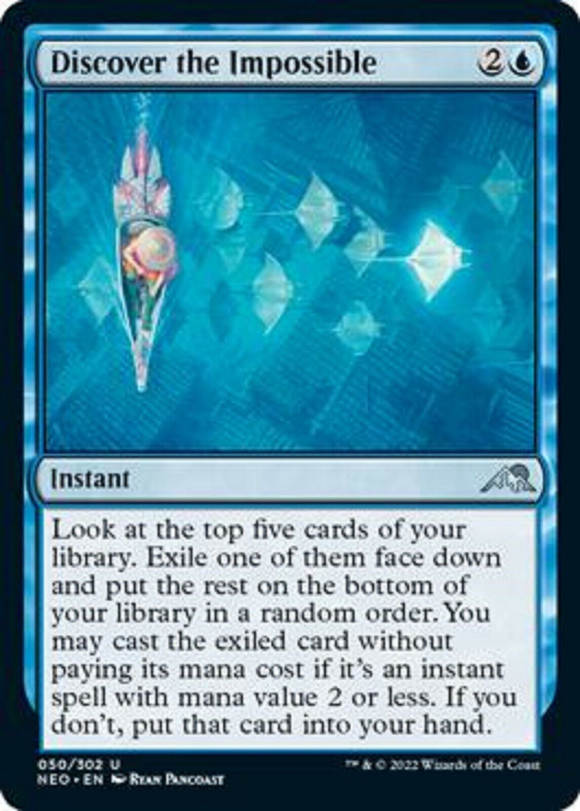 MTG MTG 1x Discover the Impossible Kamigawa: Neon Dynasty Magic the Ga Omniphustoys MTG MTG 1x Discover the Impossible Kamigawa: Neon Dynasty Magic the Ga Omniphustoys