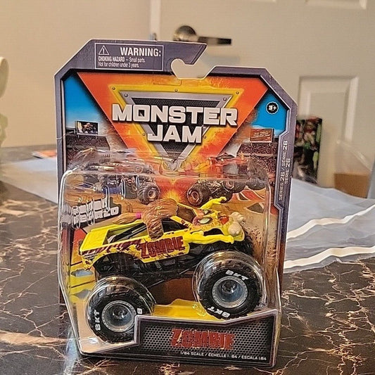 2022 Series 26 World Finals Yellow Zombie Spin Master Monster Jam Truck Toy