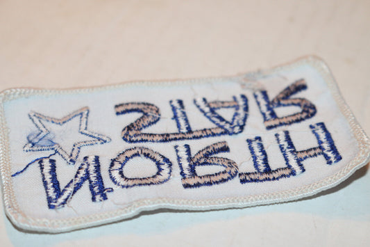 Vintage Rare North Star Embroidered Patch From Canada