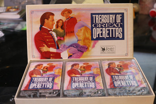 Treasury Of Great Operettas Reader'S Digest Cassettes Sealed Collector'S Edition