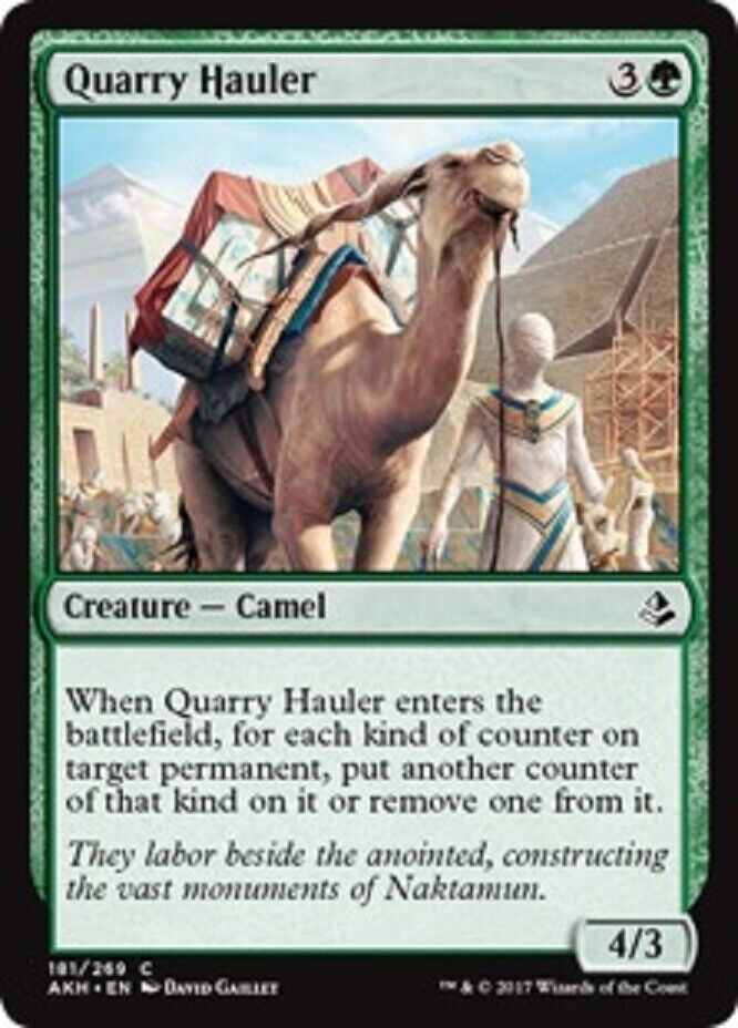 MTG MTG 4x Quarry Hauler Amonkhet cards Magic The Gathering
