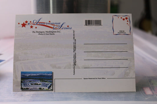 Vintage Post Card The Pentagon Washington D.C. Americana Series Tom Wicks