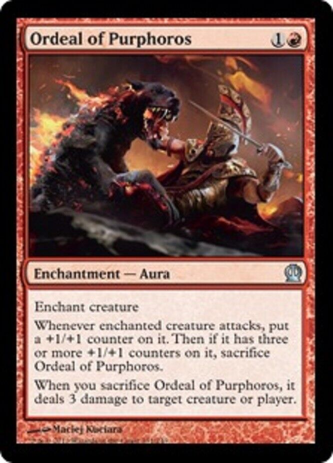 MTG 1x MTG Ordeal of Purphoros THS Theros Card Magic the Gathering NM