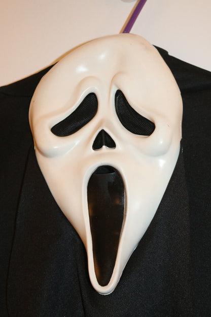 Adult Scream Ghost Face Mask Sidney Hooded Robe Mens Hooded Halloween Costume