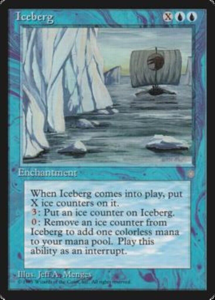 MTG MTG 1x Iceberg Ice Age Magic the Gathering