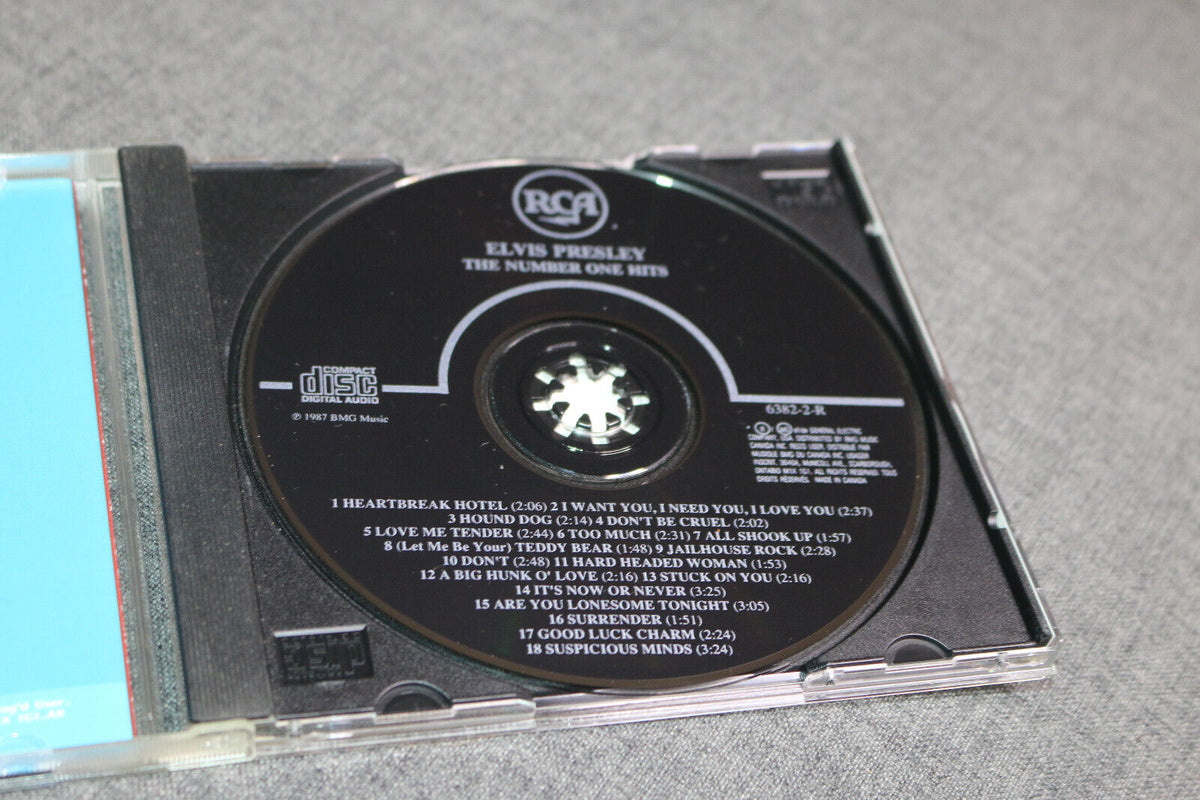 Elvis Presley The Number One Hits Commemorative Issue (Cd, 1987) Music Mix