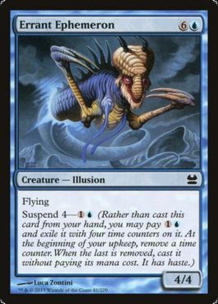 MTG MTG 1x Errant Ephemeron Modern Masters Foil MTG Magic card –  Omniphustoys