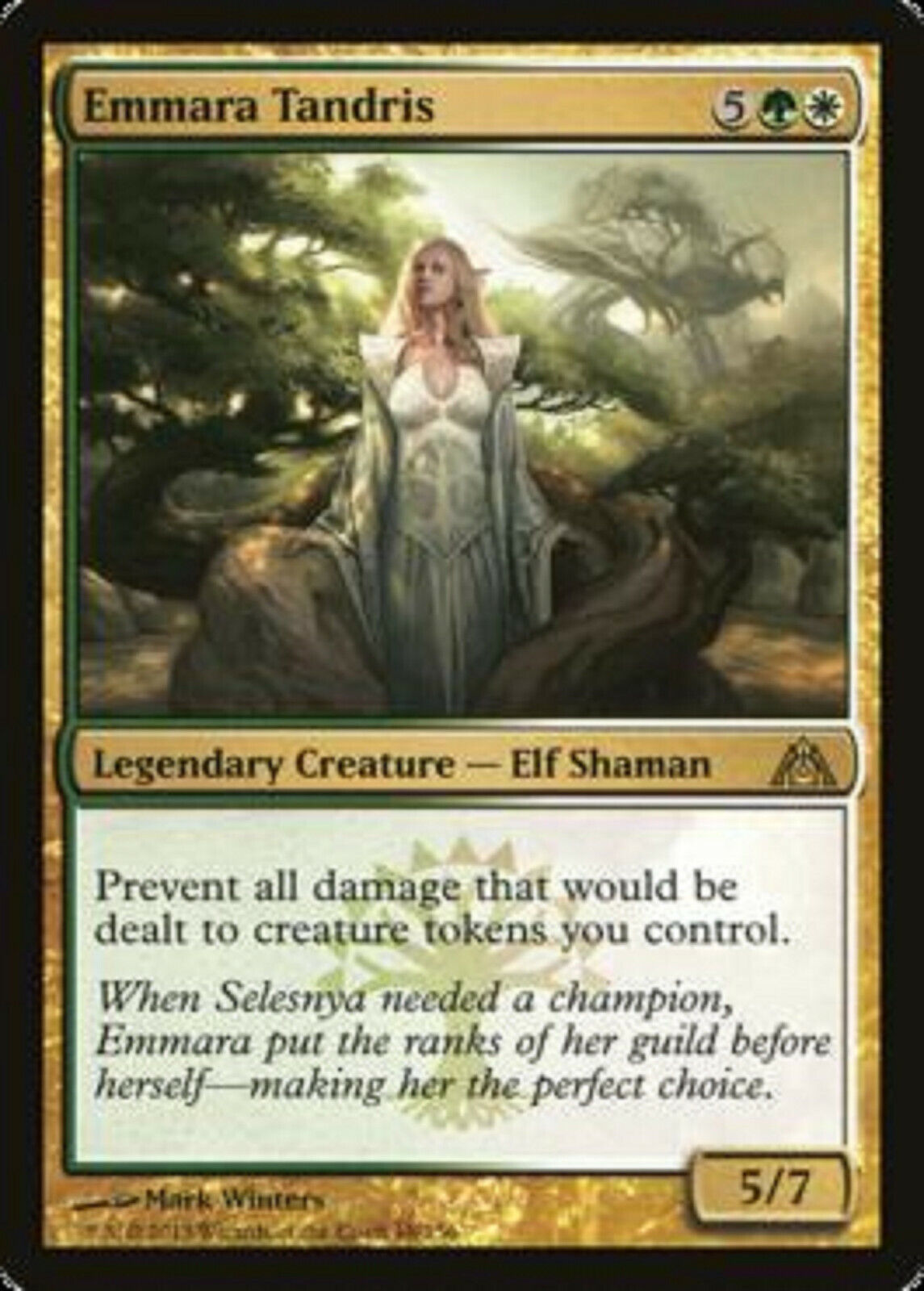 MTG MTG 1x Emmara Tandris Dragon's Maze card Magic the gathering