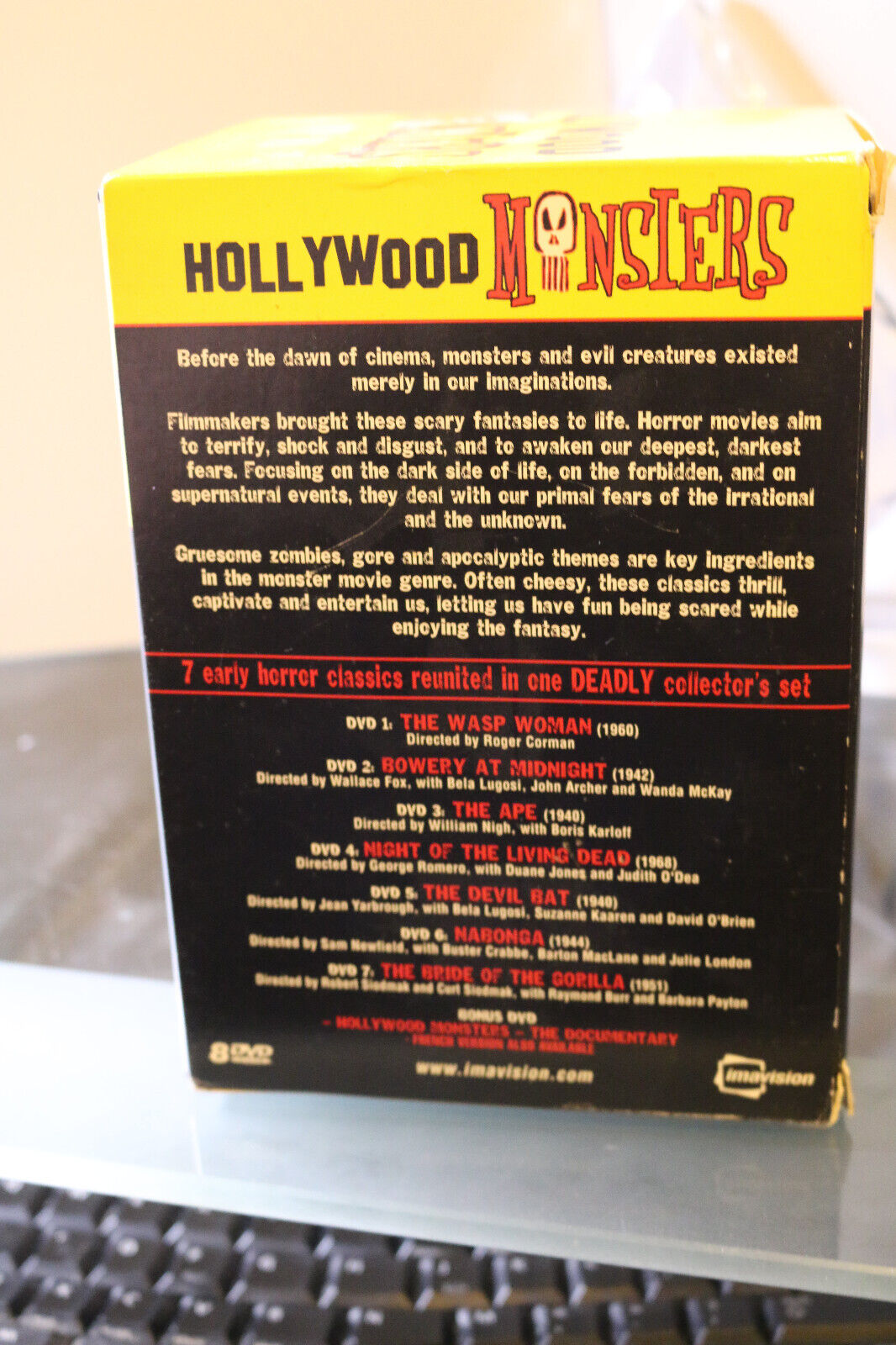 Hollywood Monsters (Dvd, 2007, 8-Disc Set) - Very Rare! Imavision Horror Movies