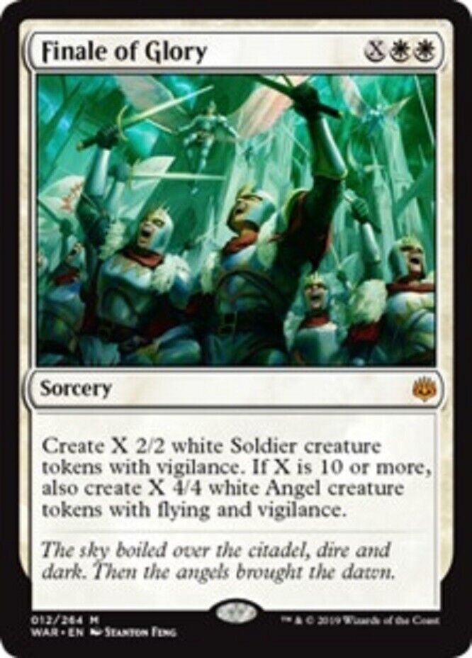 MTG MTG 1x Finale of Glory War of the Spark Card Magic The Gathering Omniphustoys MTG MTG 1x Finale of Glory War of the Spark Card Magic The Gathering Omniphustoys