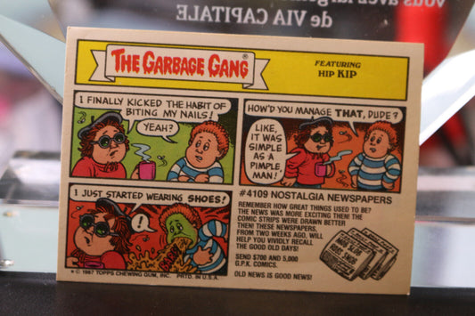 1987 Garbage Pail Kids 408A Lickin Leon Original Series 9 Gpk