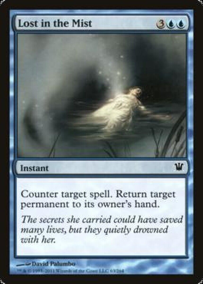 MTG MTG 1x Lost in the Mist Innistrad Foil MTG Magic card