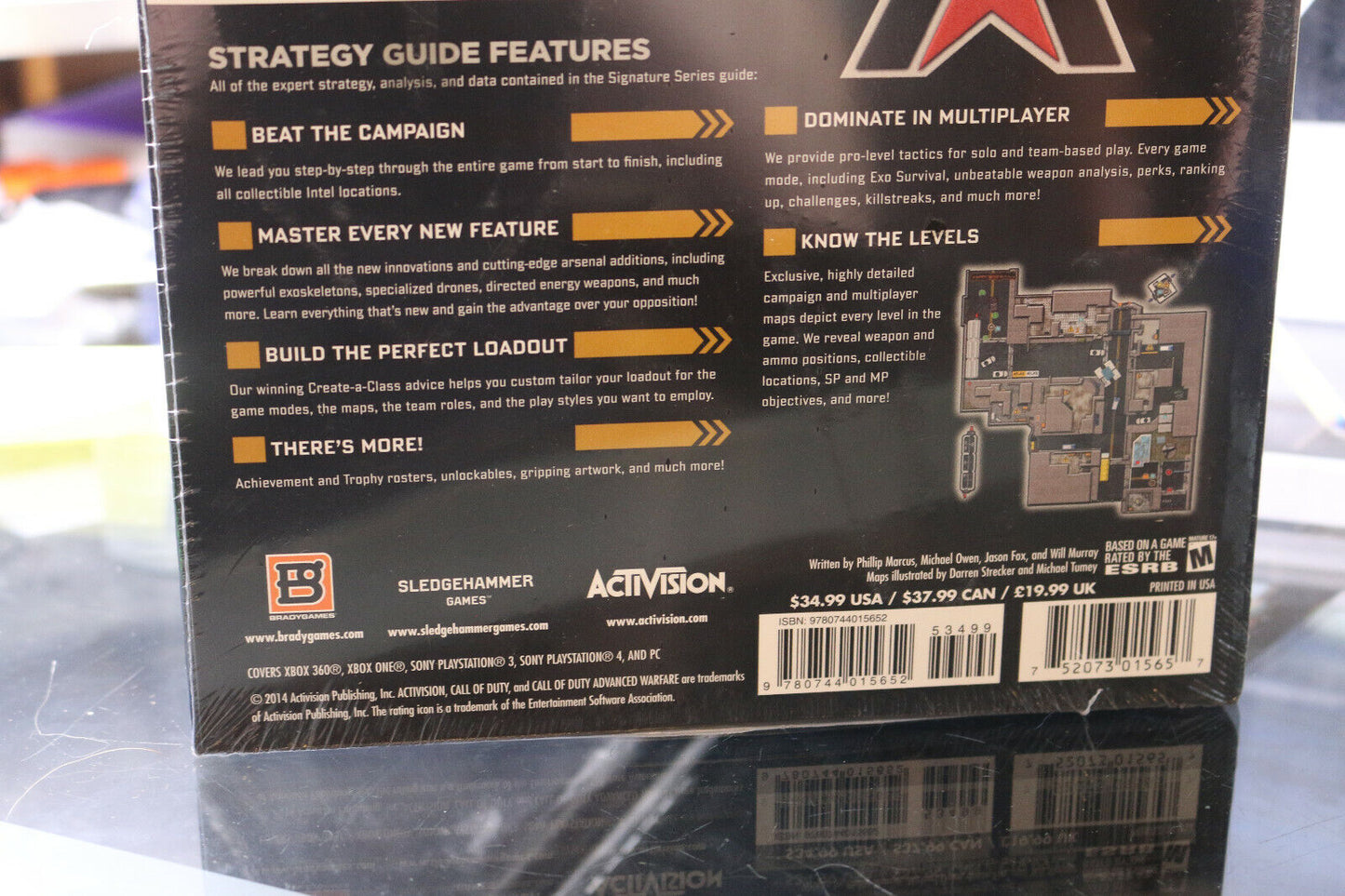 Call Of Duty Advanced Warfare Limited Edition Strategy Guide Hard Cover Book