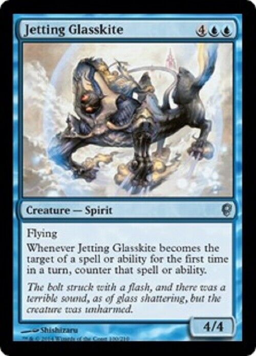 MTG MTG 1x Jetting Glasskite Conspiracy Card Magic The Gathering