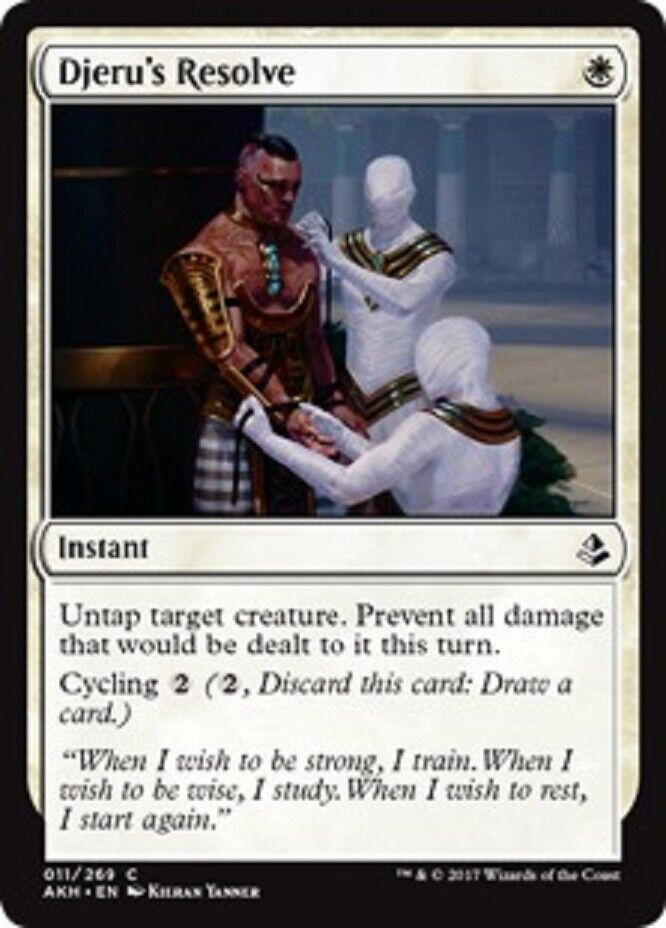 MTG MTG 4x Djeru's Resolve Amonkhet cards Magic The Gathering
