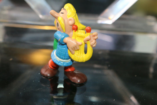 Astérix Assurancetourix ©Dargaud 74 Bully. N°4 Figure Toy Pvc Rare Toy Figurine