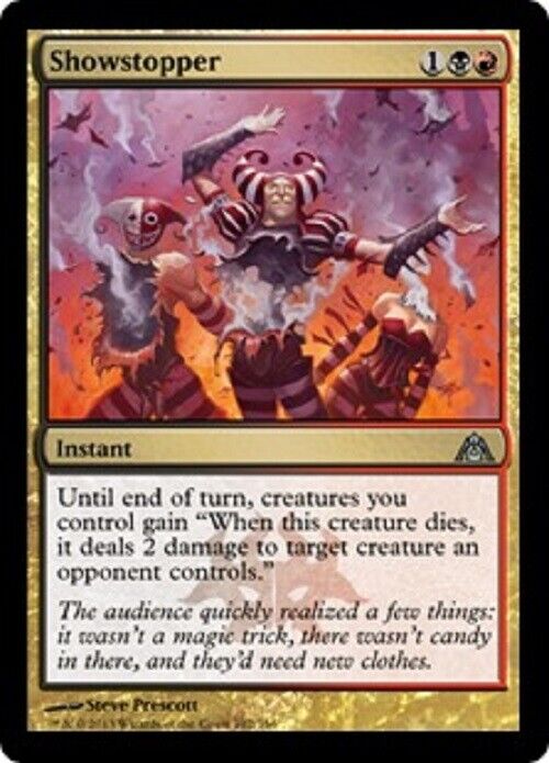 MTG 1x Showstopper Dragon's Maze card Magic the Gathering MTG