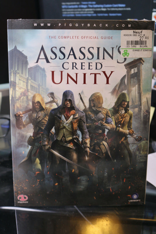Assassin'S Creed Unity Official Prima Strategy Guide Softcover Book #3