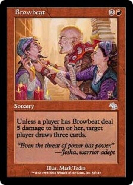 MTG MTG 1x Browbeat Judgment Magic The Gathering