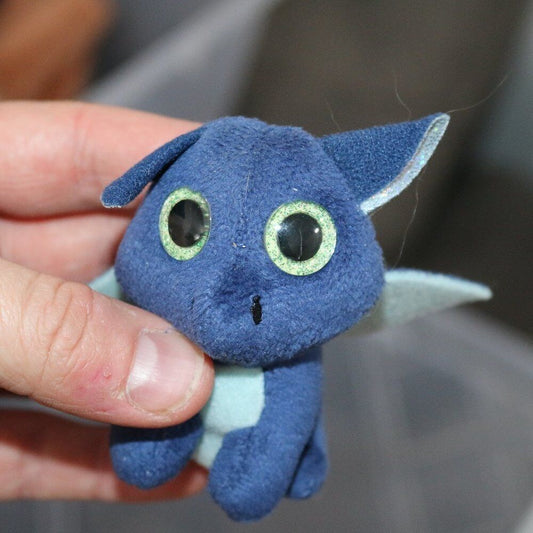 2020 Mcdonalds Ty With Glow In The Dark Eyes Blake W/ Wings Plush 3" Toy #2