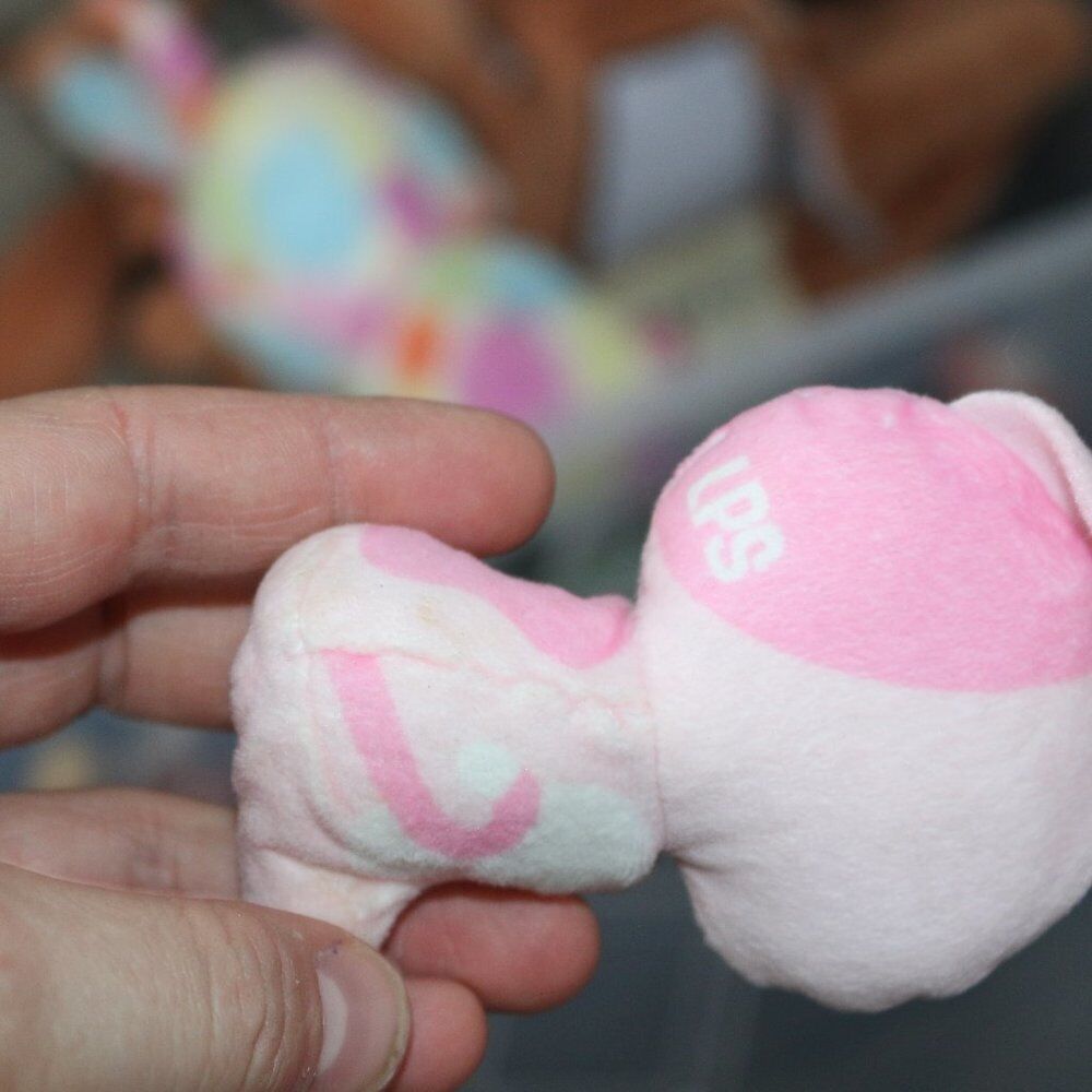 Littlest Pet Shop Clip-A-Pet Pinky Calicoco 3" Plush