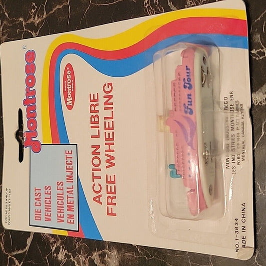 Montrose Action Libre Free Wheeling Fun Tour Die-Cast Vehicles Pink New On Card