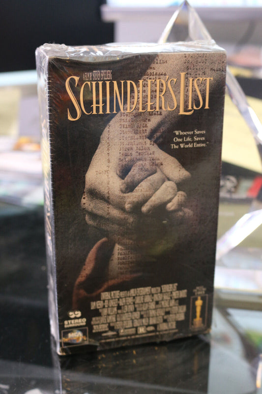 "Schindler'S List" Vhs Movie- Liam Neeson, Ralph Fiennes, Ben Kingsley English